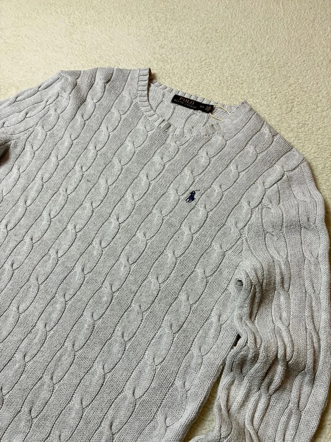 폴로 랄프로렌 10's 코튼 꽈배기 니트 PN6622 상품이미지2