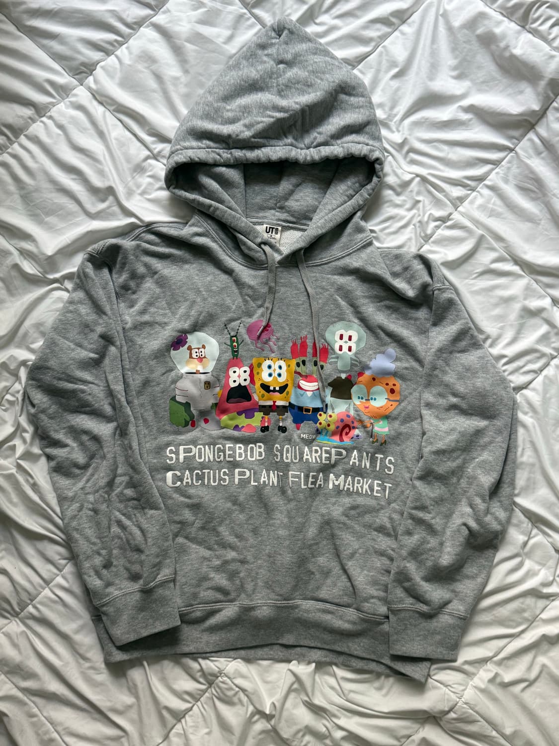 유니클로 스폰지밥 후드티 m 상품이미지1