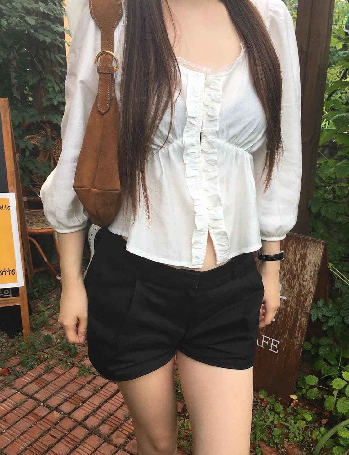 아워캐비넷 pintuck short pants 상품이미지2