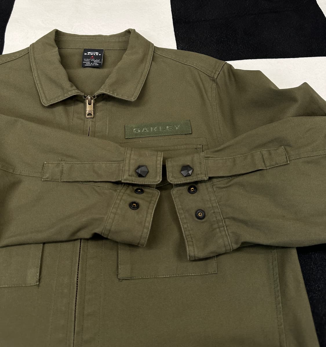 오클리 2way 워크 셔츠 자켓 카키 상품이미지4