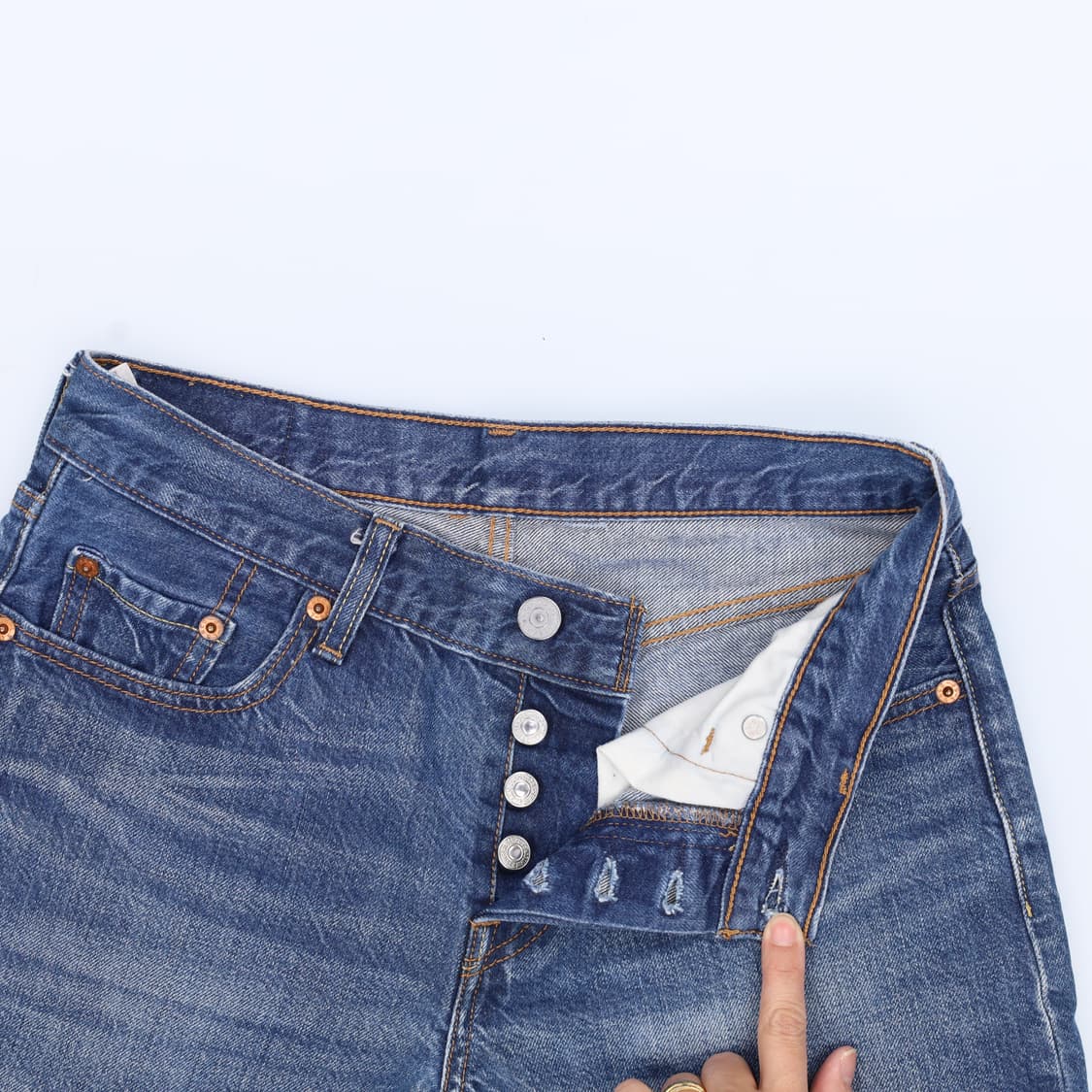 W24L32 리바이스 501 데님팬츠 0406H1 상품이미지4