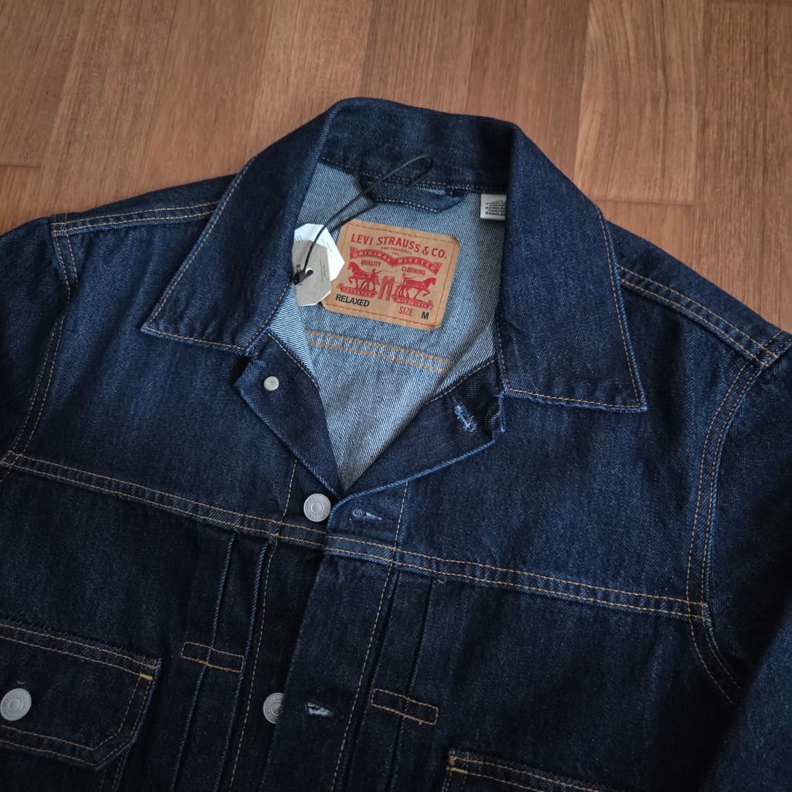 리바이스 타입2 트러커 자켓 미디엄 인디고 M사이즈 상품이미지3