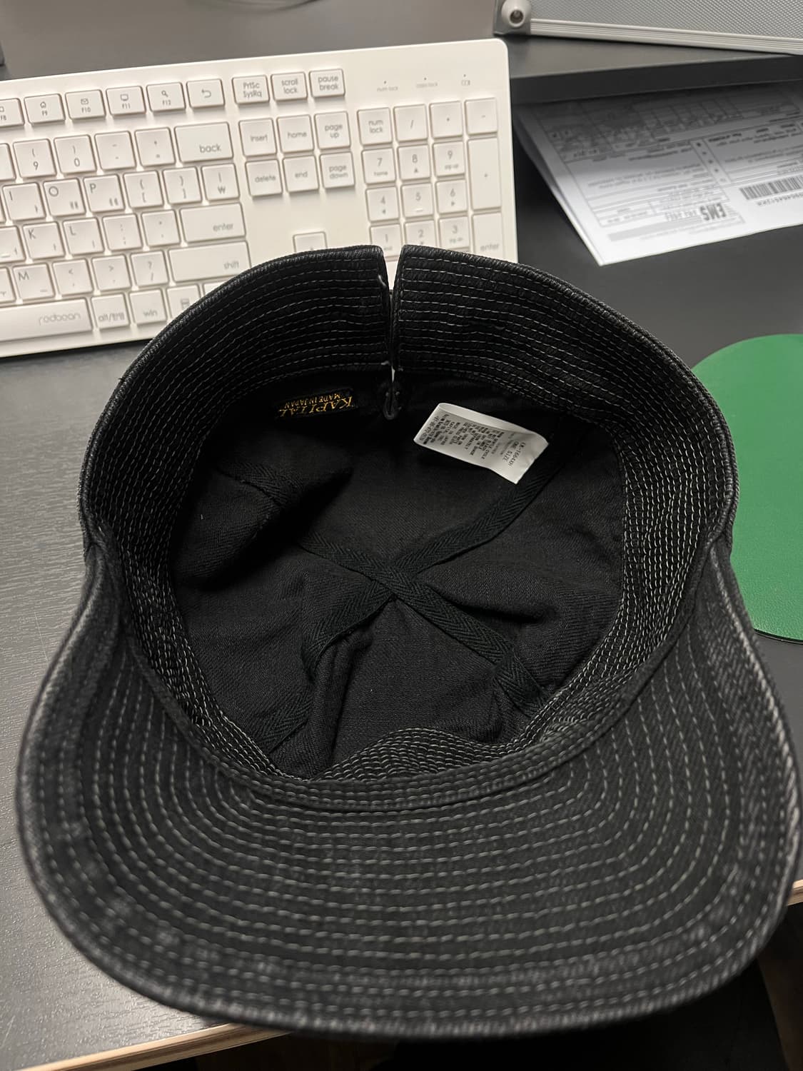 캐피탈 데님 더 올드맨 앤 더 씨 캡 블랙 판매 상품이미지5