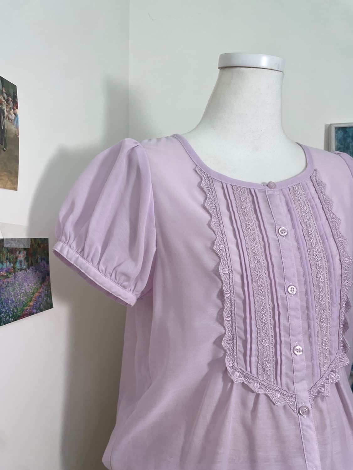 LOWRYS FARM lavender lace trime puff mor 상품이미지6