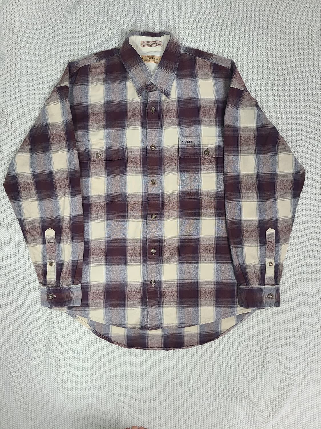 '90 GUESS 체크 셔츠 상품이미지3