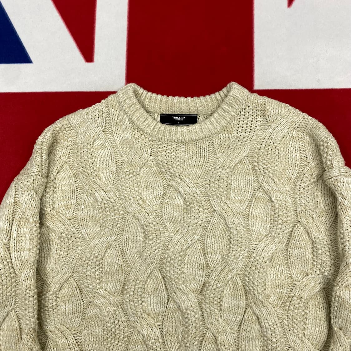 트릴리온 케이블니트 L  상품이미지3