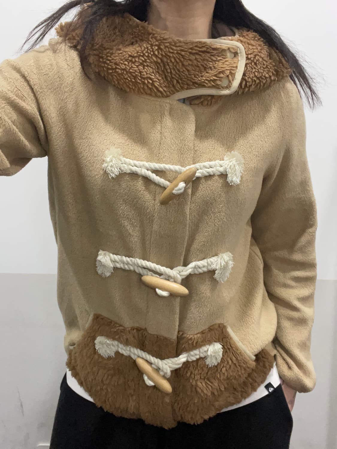 Jpn mercibeaucoup 메르시보쿠 2way 쉐르파 후드 더플자켓 상품이미지1