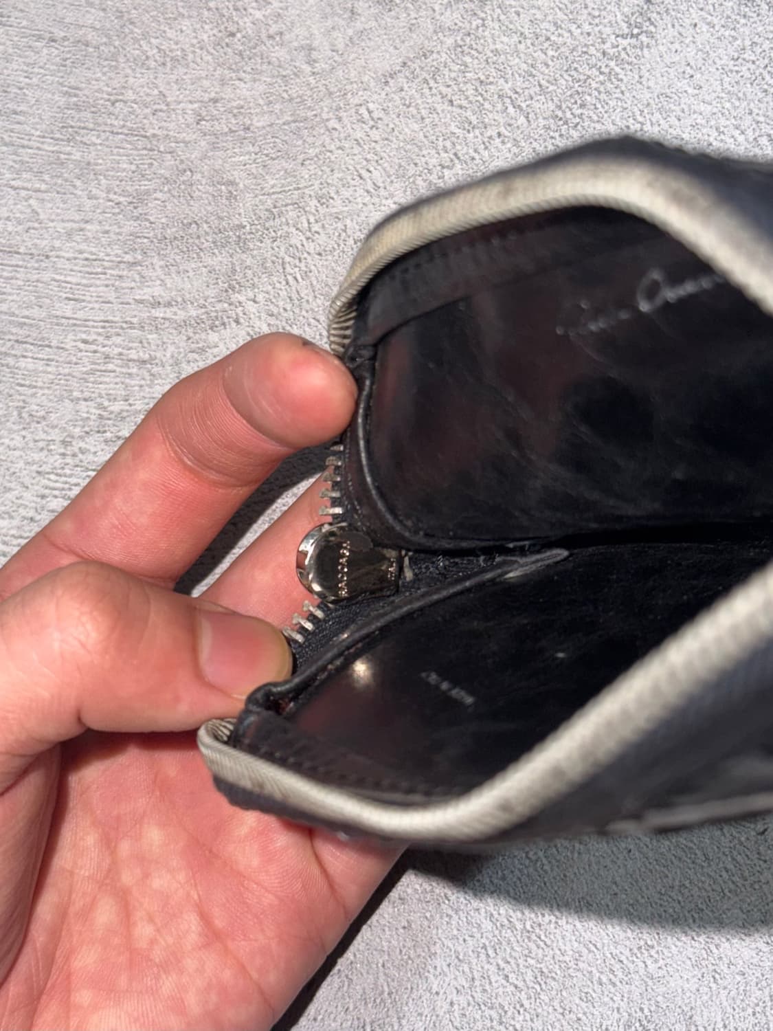 Rick Owens Python Leather Zip Wallet 상품이미지7
