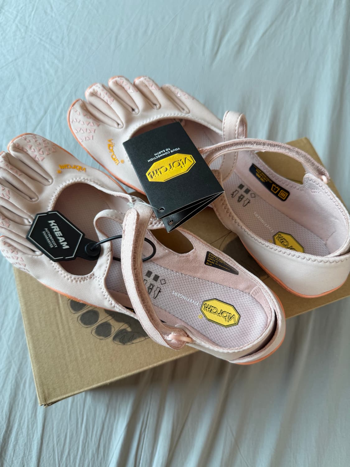 (W) 비브람 파이브핑거스 V 소울 더스티 핑크 코랄 오렌지 상품이미지1