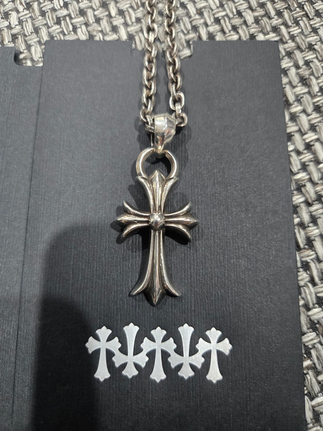 크롬하츠 크로스위드베일X페이퍼체인(정품) 상품이미지3