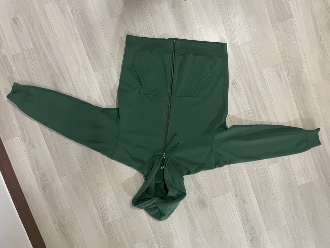 유니클로 스웨트풀집파카 그린 L사이즈 상품이미지1