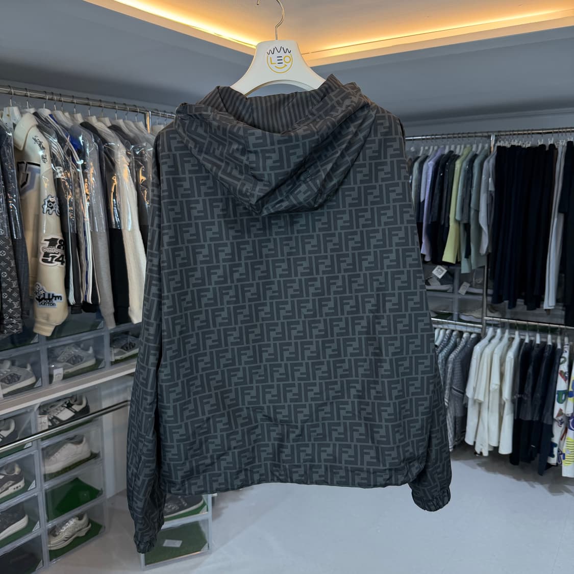 [리오브] 펜디 FF 리버서블 나일론 바람막이 자켓 상품이미지2