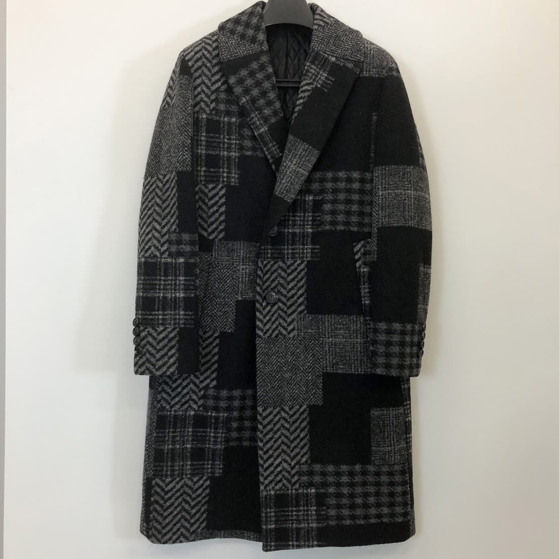 BON 패치워크 이태리 울코트 100  상품이미지1