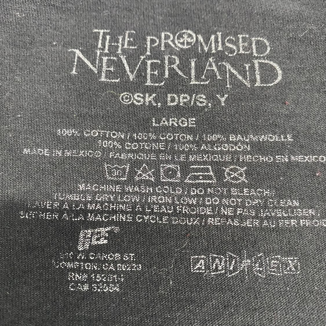 약속의네버랜드 오피셜 애니메이션 티셔츠 상품이미지3