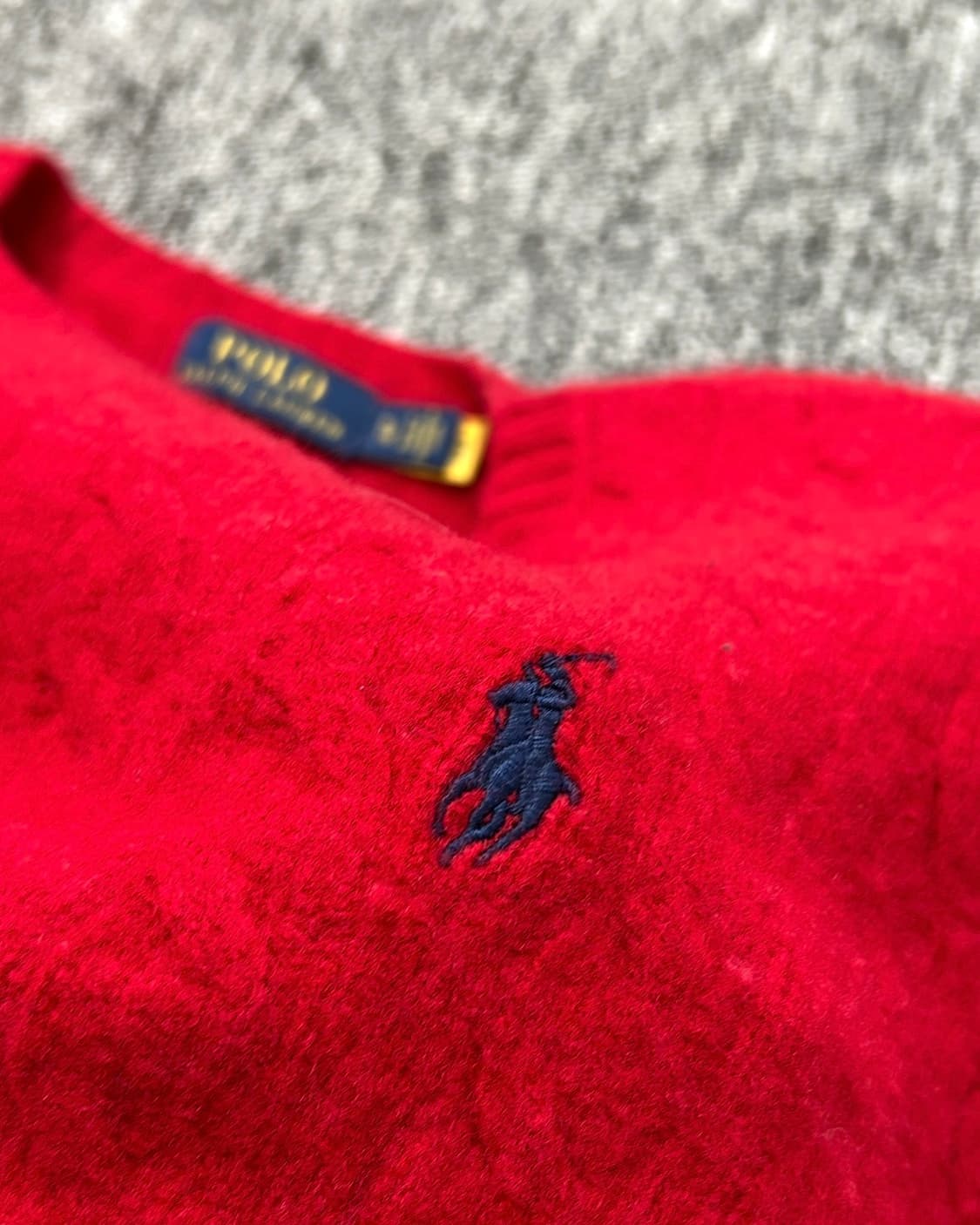 폴로 랄프로렌 레드 케이블 울 니트 스웨터  상품이미지3