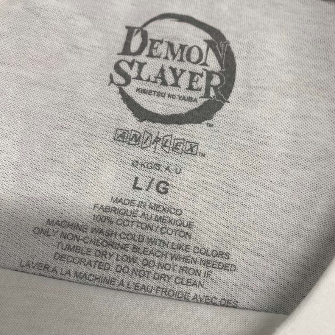 귀멸의칼날 상현 오피셜 애니메이션 티셔츠 상품이미지3