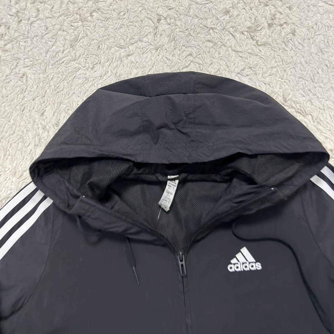 Adidas Black Windbreaker 상품이미지5