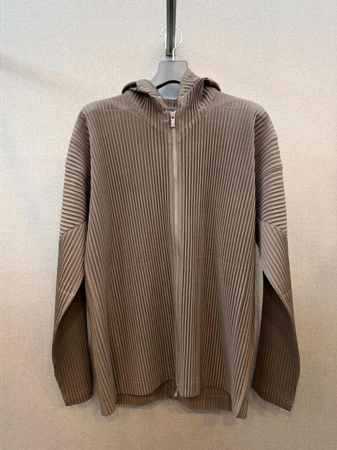 옴므플리세 후드집업 머드브라운 4사이즈 상품이미지1