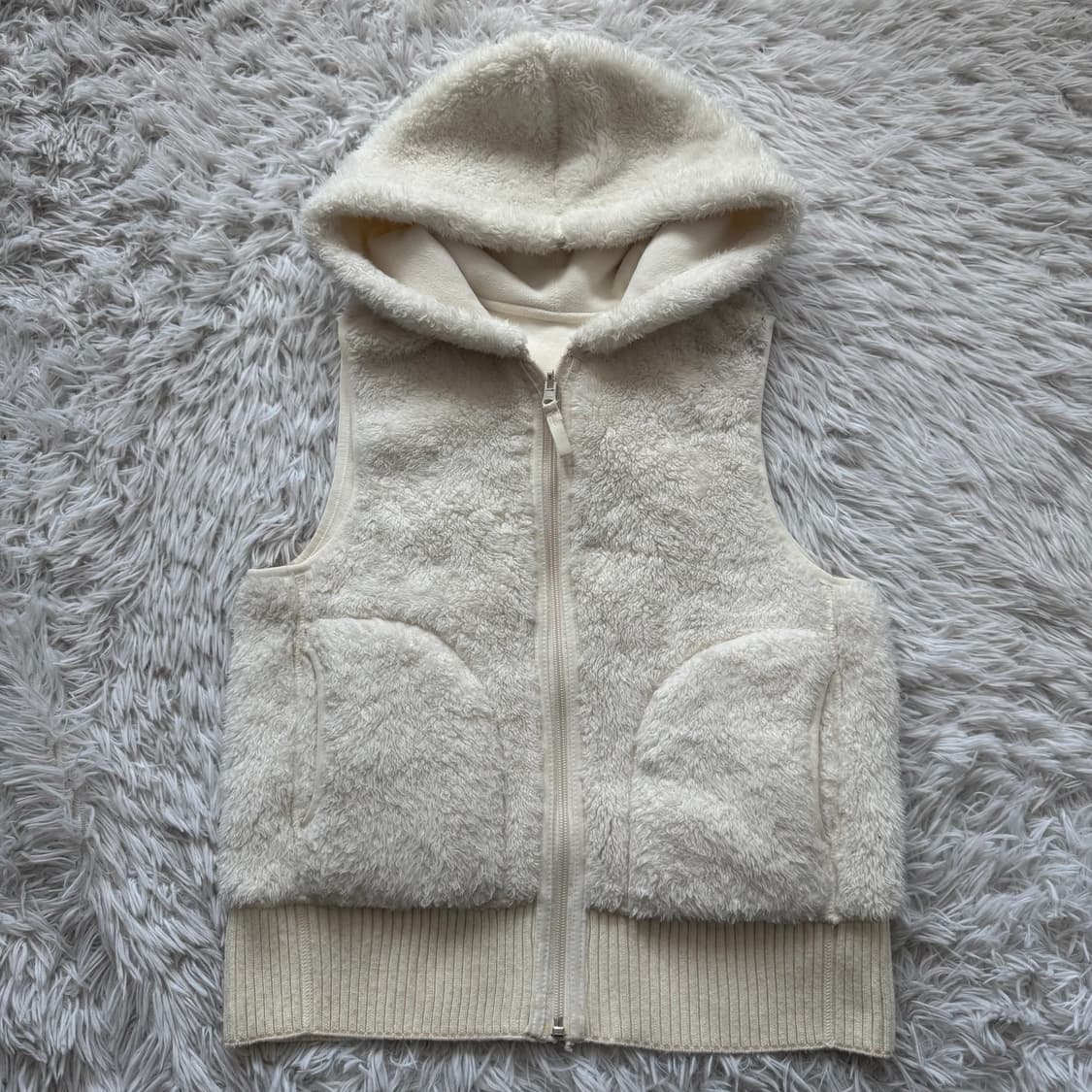 UNIQLO 일본빈티지 나시 후드집업 리버시블 기모 후드집업 M 38 상품이미지2