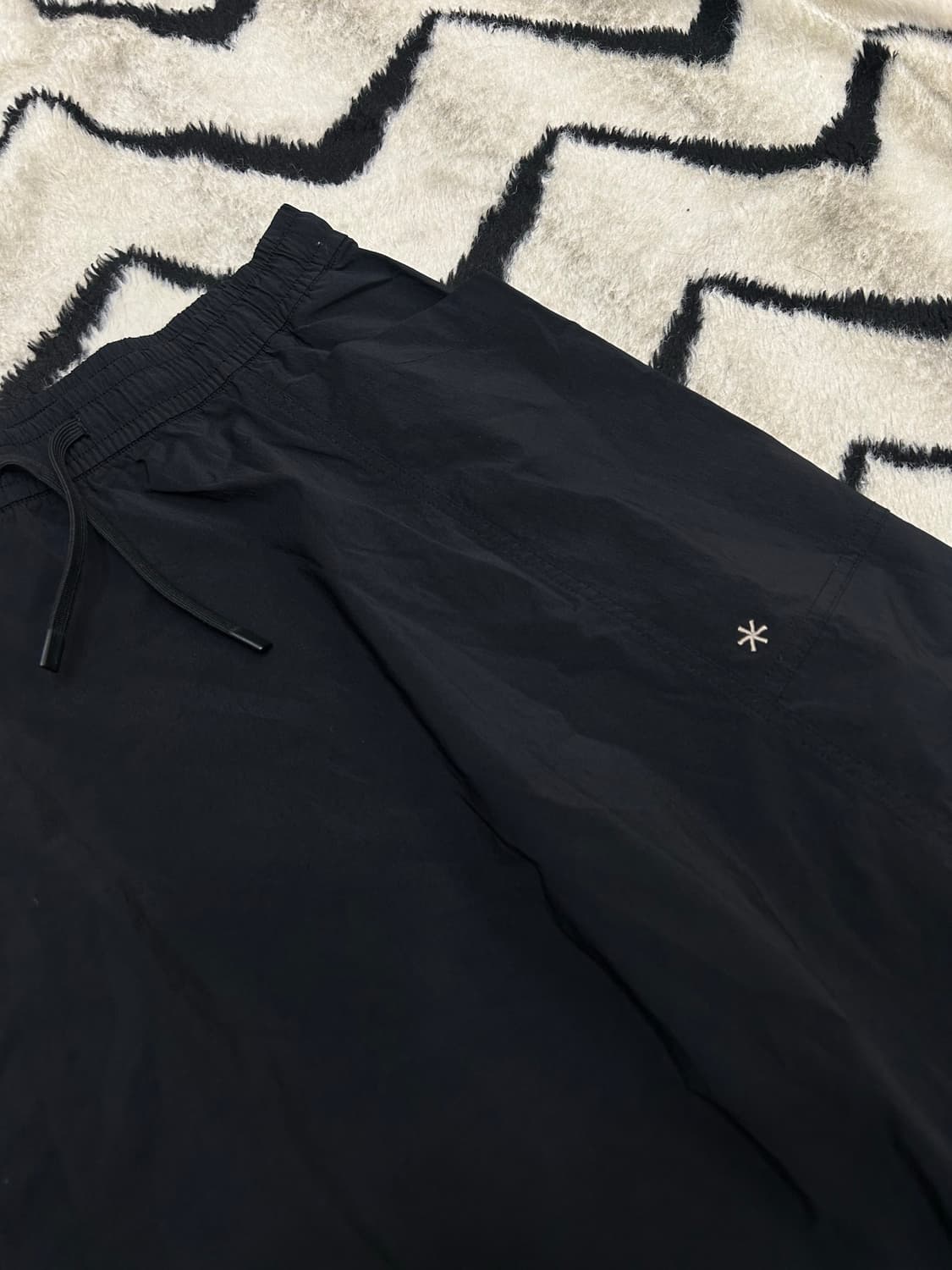 [M]스노우피크 씬테크 나일론 우븐 플레어 스커트/블랙 상품이미지1