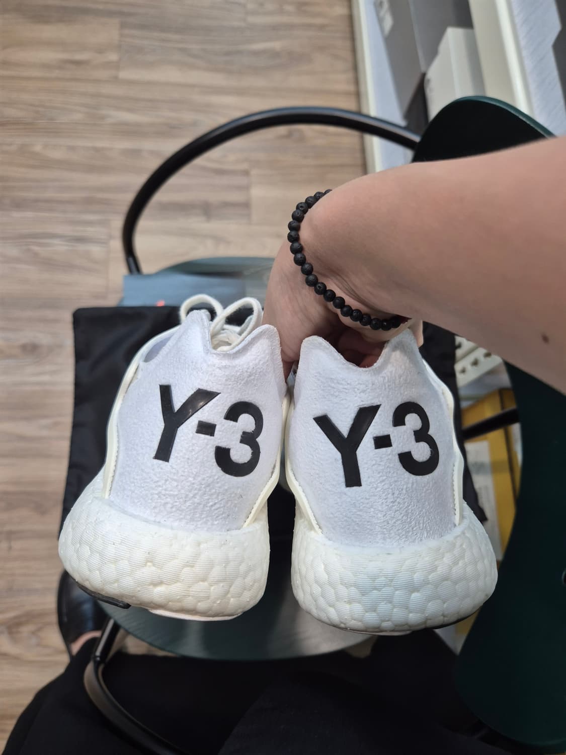 Y-3 요지런 화이트 스니커즈 상품이미지4