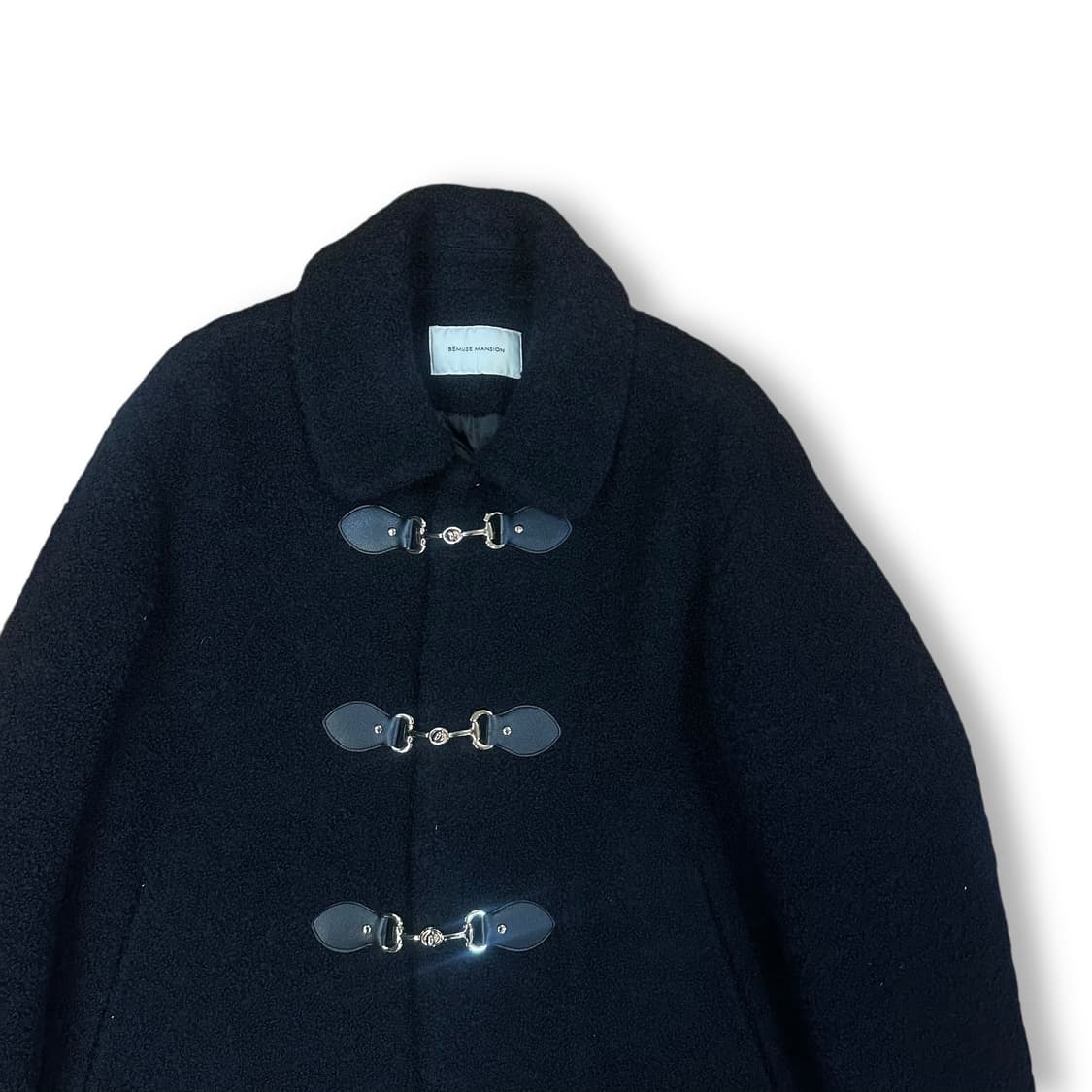 비뮤즈맨션 clasp 하프 코트 상품이미지2