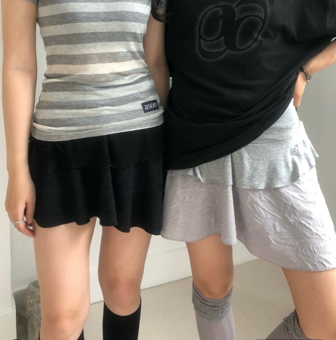 새상품) 애즈온 모아 프릴 스커트 상품이미지1