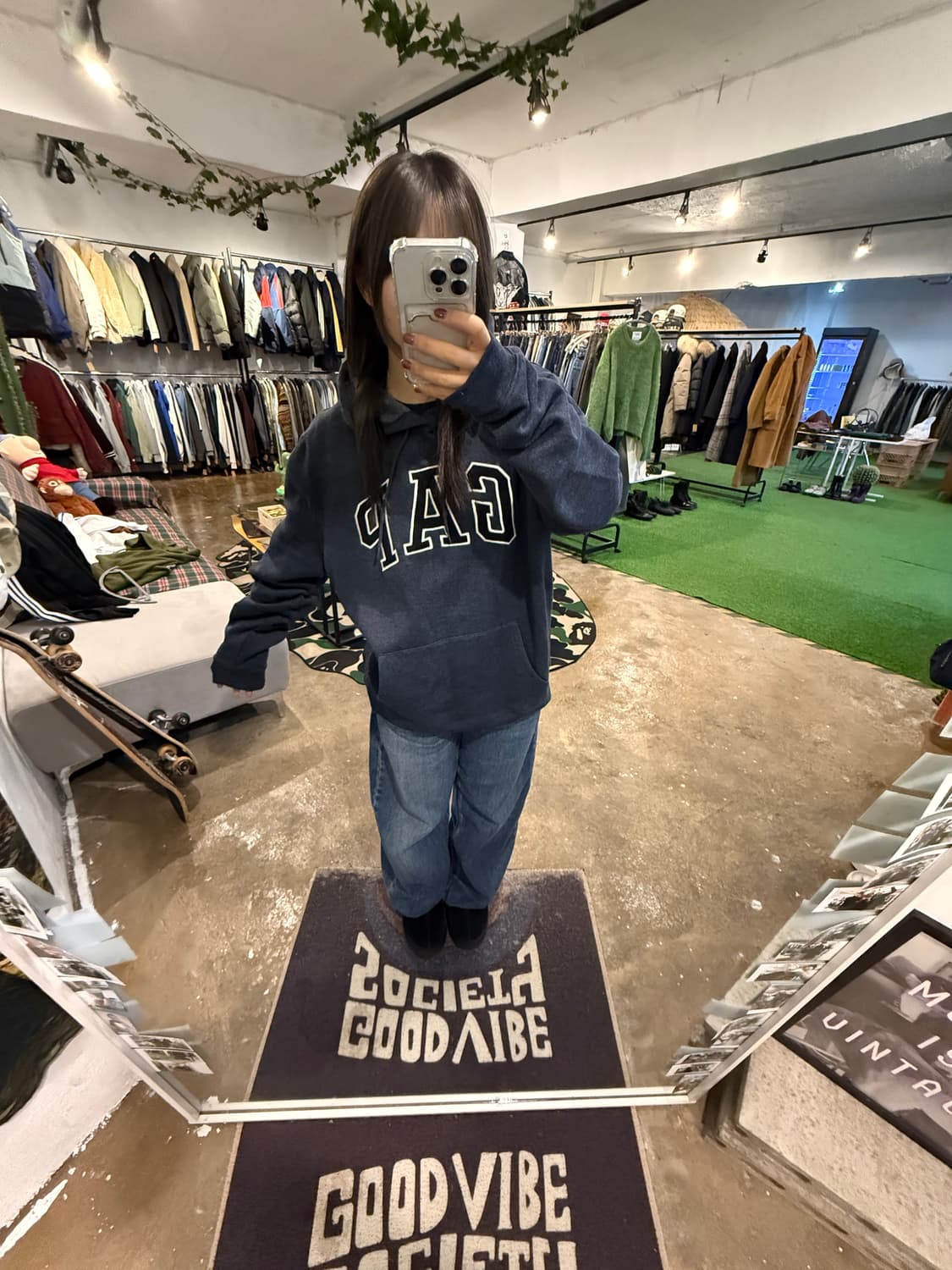 GAP 갭 후드티 네이비 상품이미지6