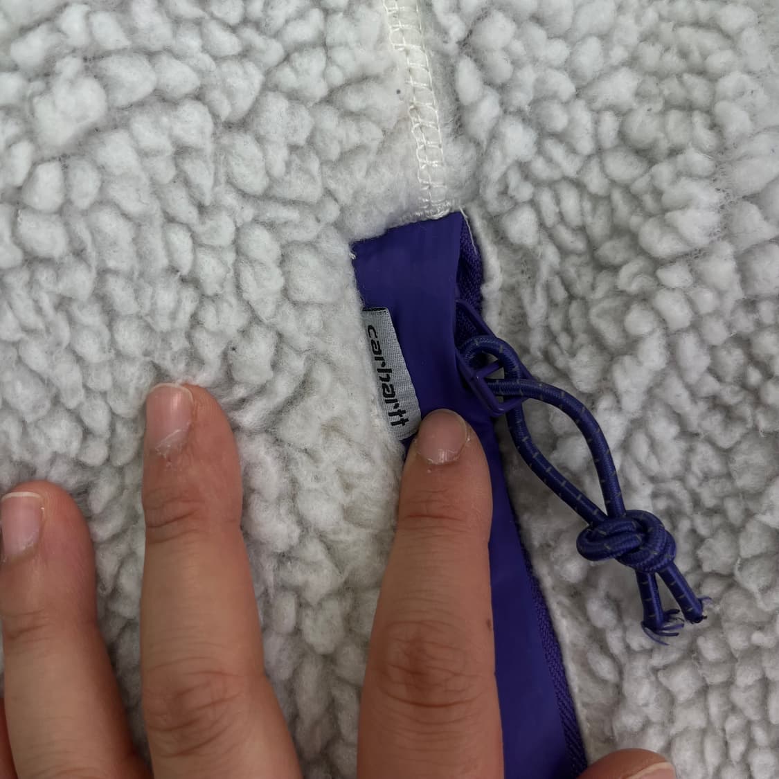 95 칼하트 양털 wip 플리스 자켓 상품이미지4