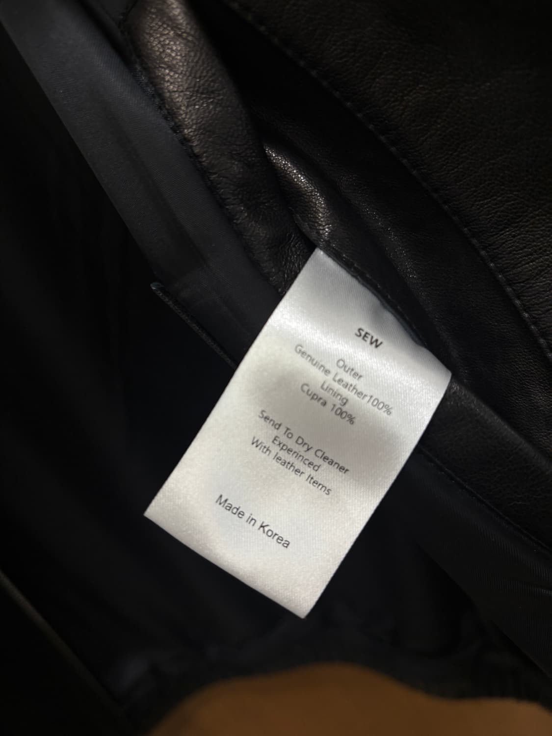 [2] 스테디에브리웨어 sew 레더블루종 상품이미지5