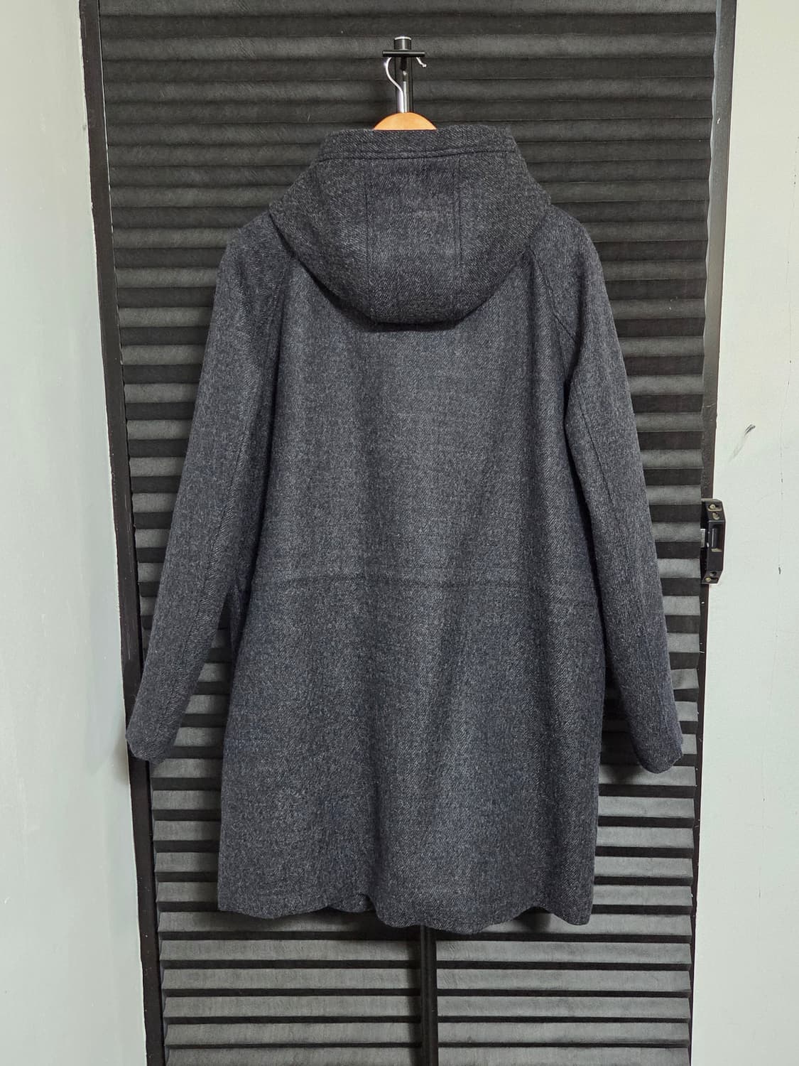 [코스] 가슴 지퍼 포켓 후드 울 패딩 코트 | 00165 상품이미지7