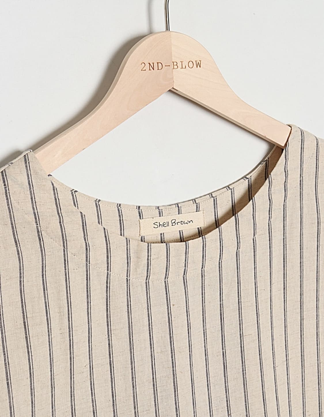 Shell Brown Linen Blend One-Piece 상품이미지3