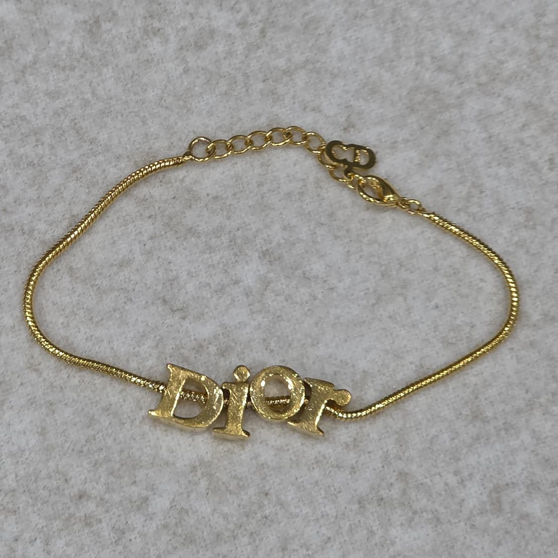 디올 금장 dior 로고 스네이크 팔찌(남녀공용) 상품이미지3
