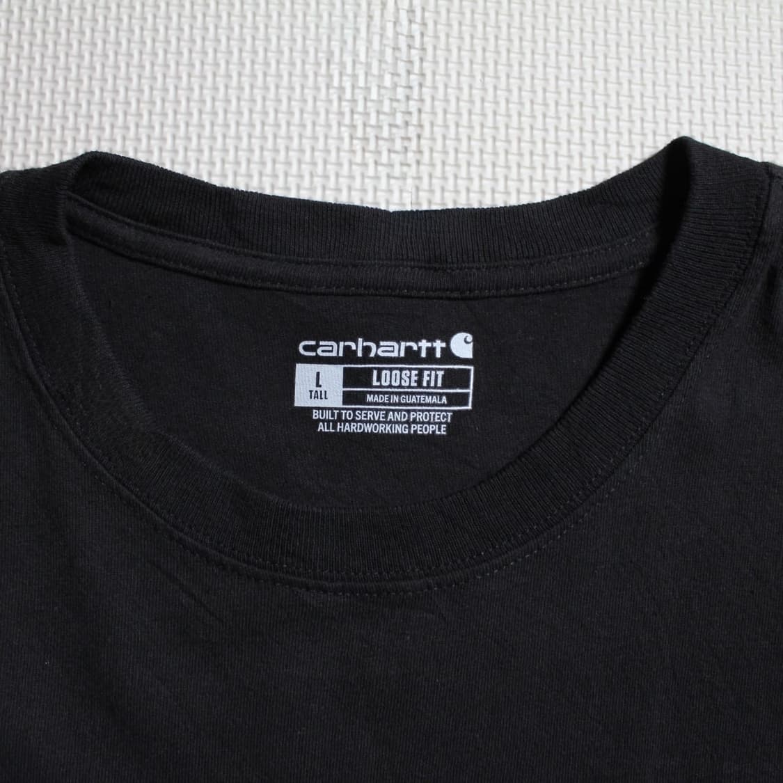Carhartt 칼하트 블랙 원포켓 롱슬리브  상품이미지4
