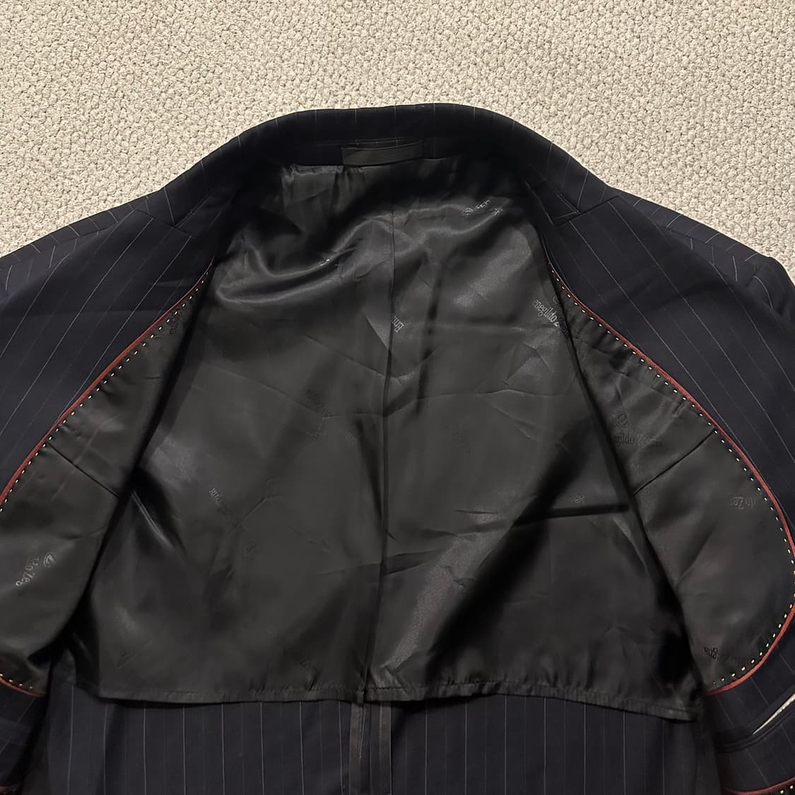 00s 제냐 Zegna 핀스트라이프 자켓 상품이미지7