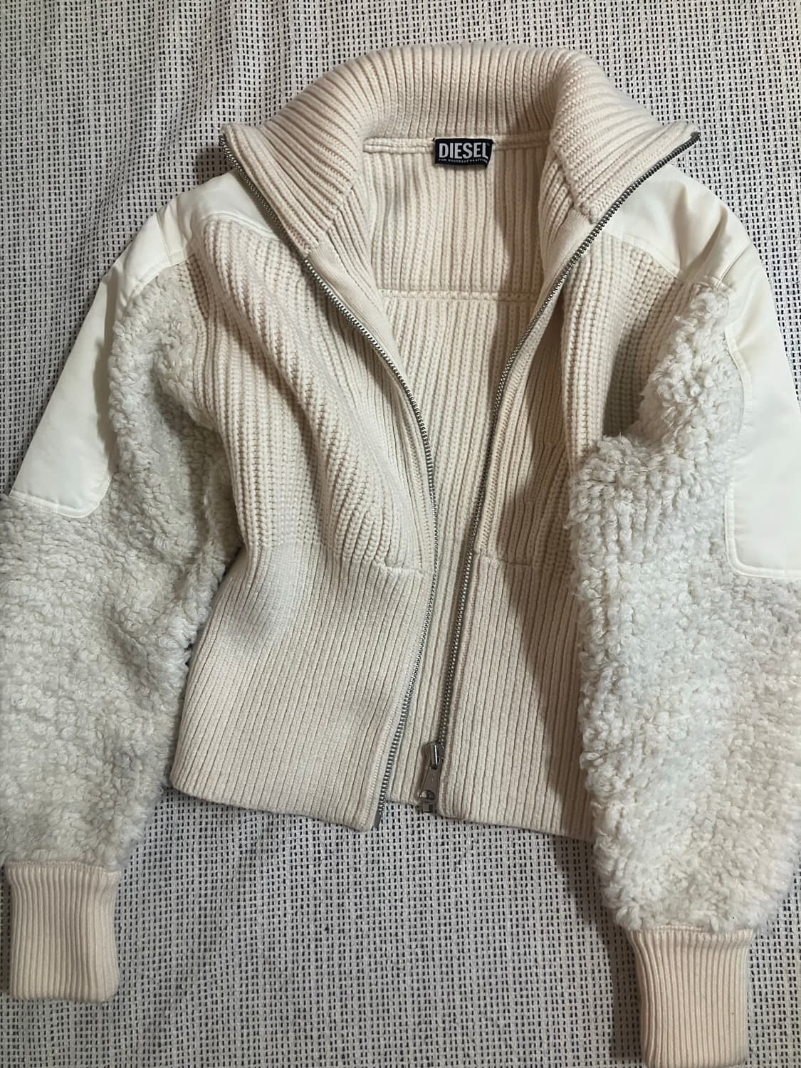 Diesel 디젤 하이넥 니트 집업 상품이미지5