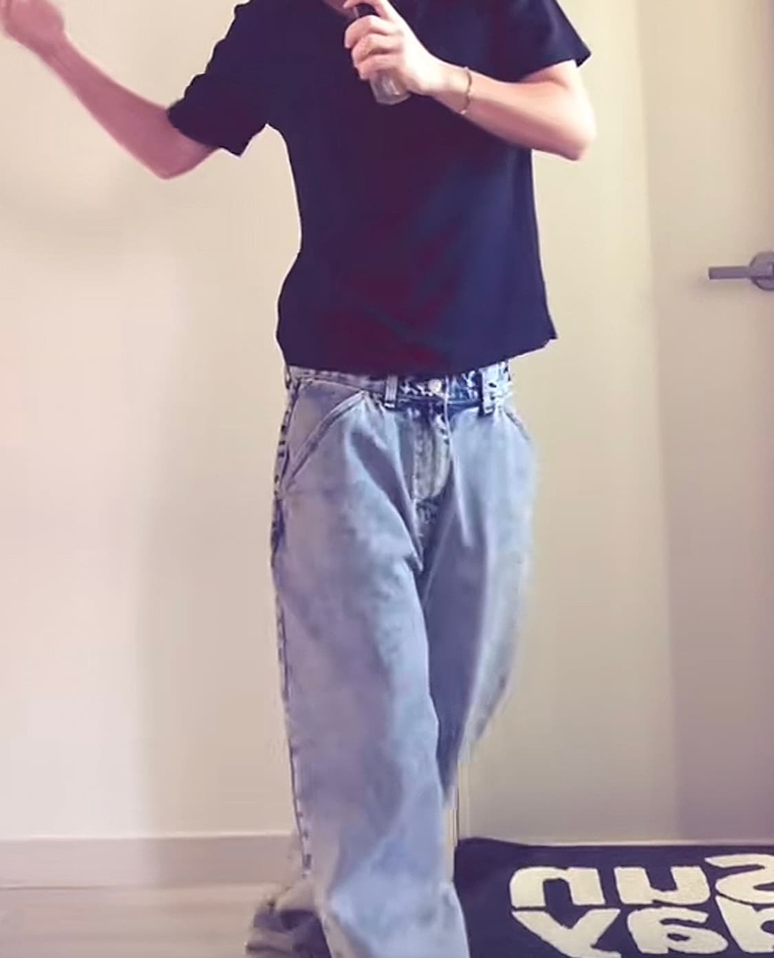 위캔더스 스톤 워시드 데님 팬츠  상품이미지2