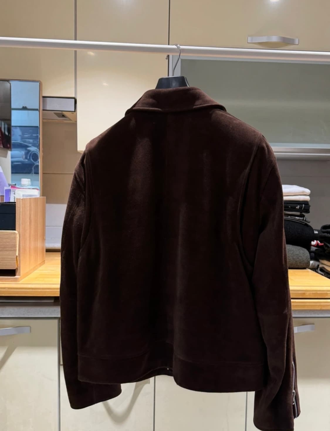 앤드로스 브라운 스웨이드 자켓 상품이미지8