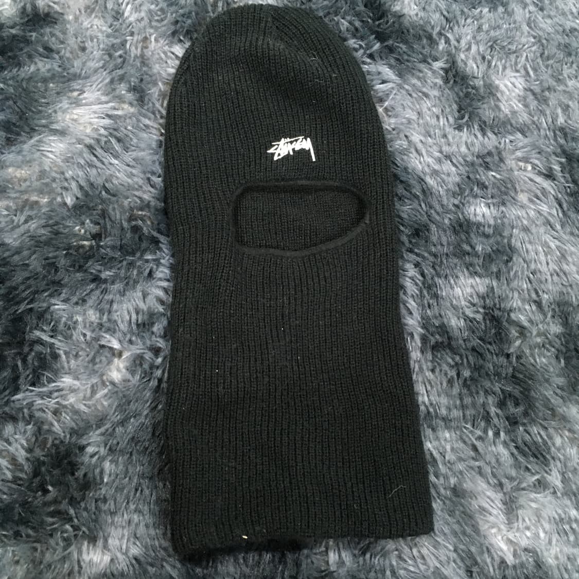 투티/0375 stussy 스투시 스탁 니트 바라클라바 스몰 로고 마스크 상품이미지2