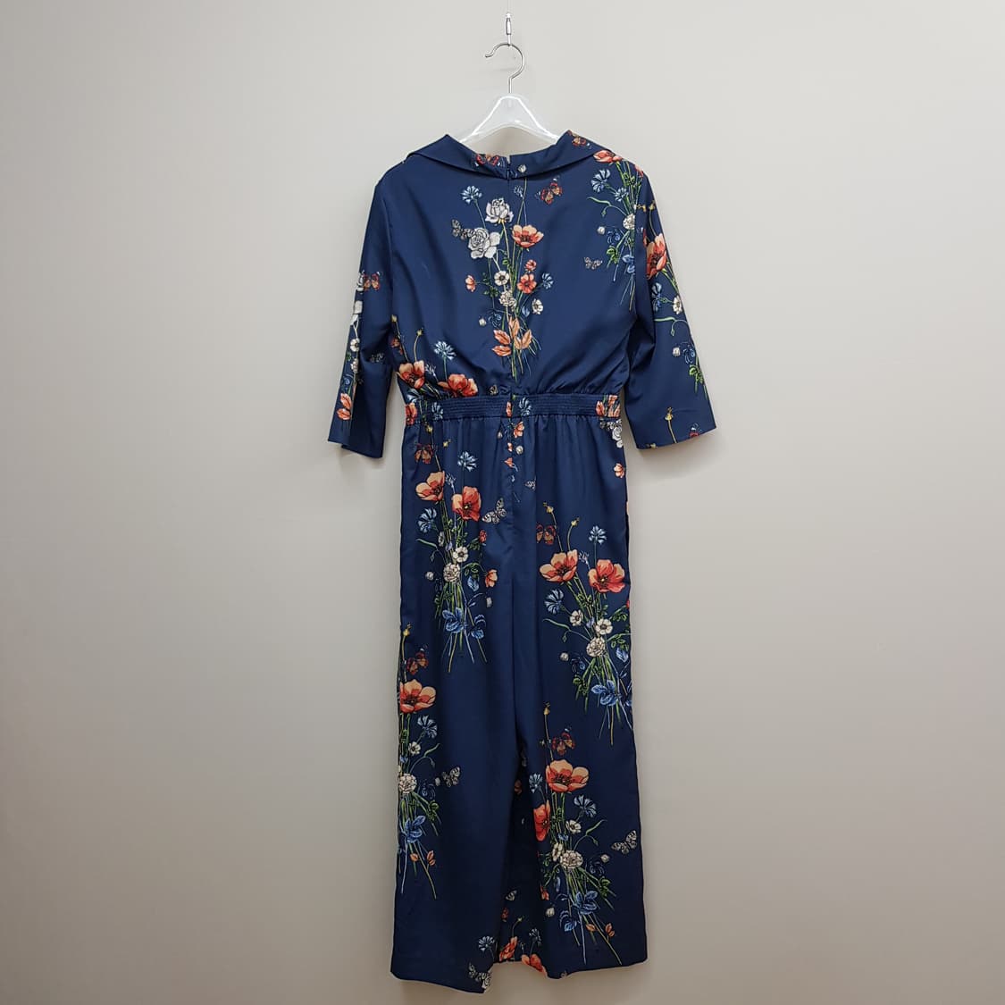 MICHAA 네이비 플로럴 프린트 점프수트 85-97-160사이즈 상품이미지6