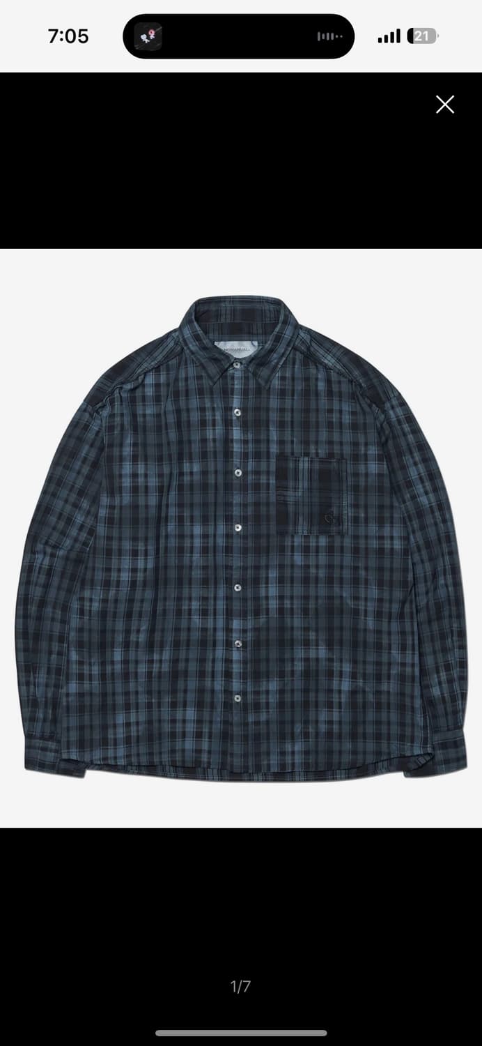 노매뉴얼 셔츠 상품이미지1