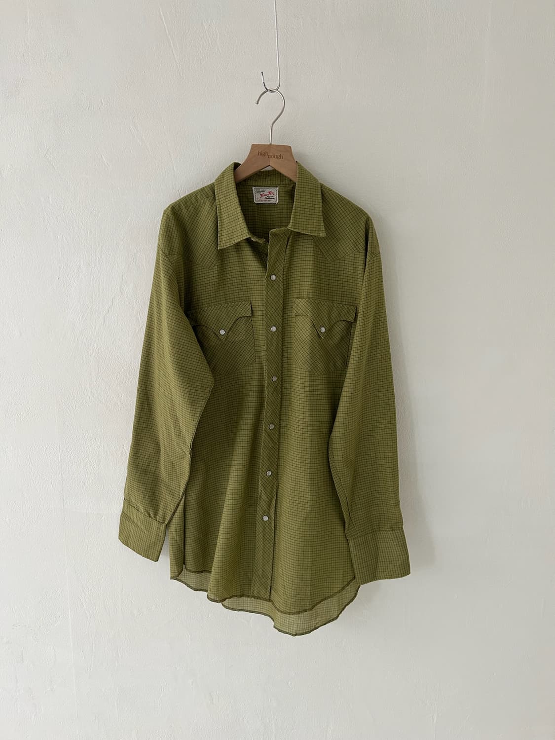 60-70's Tem-Tex Western Sportswear Green 상품이미지1