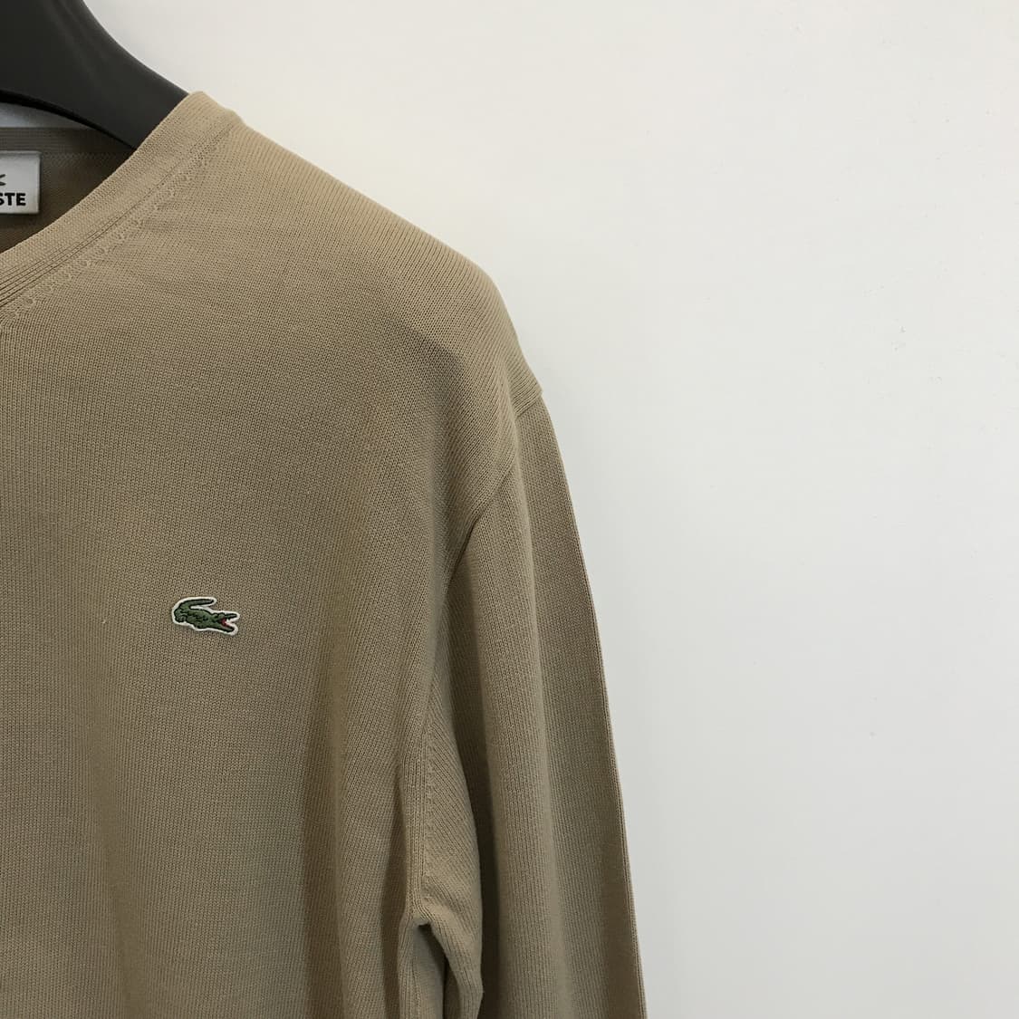 라코스테 브이넥 베이지니트 [여성100] 상품이미지2