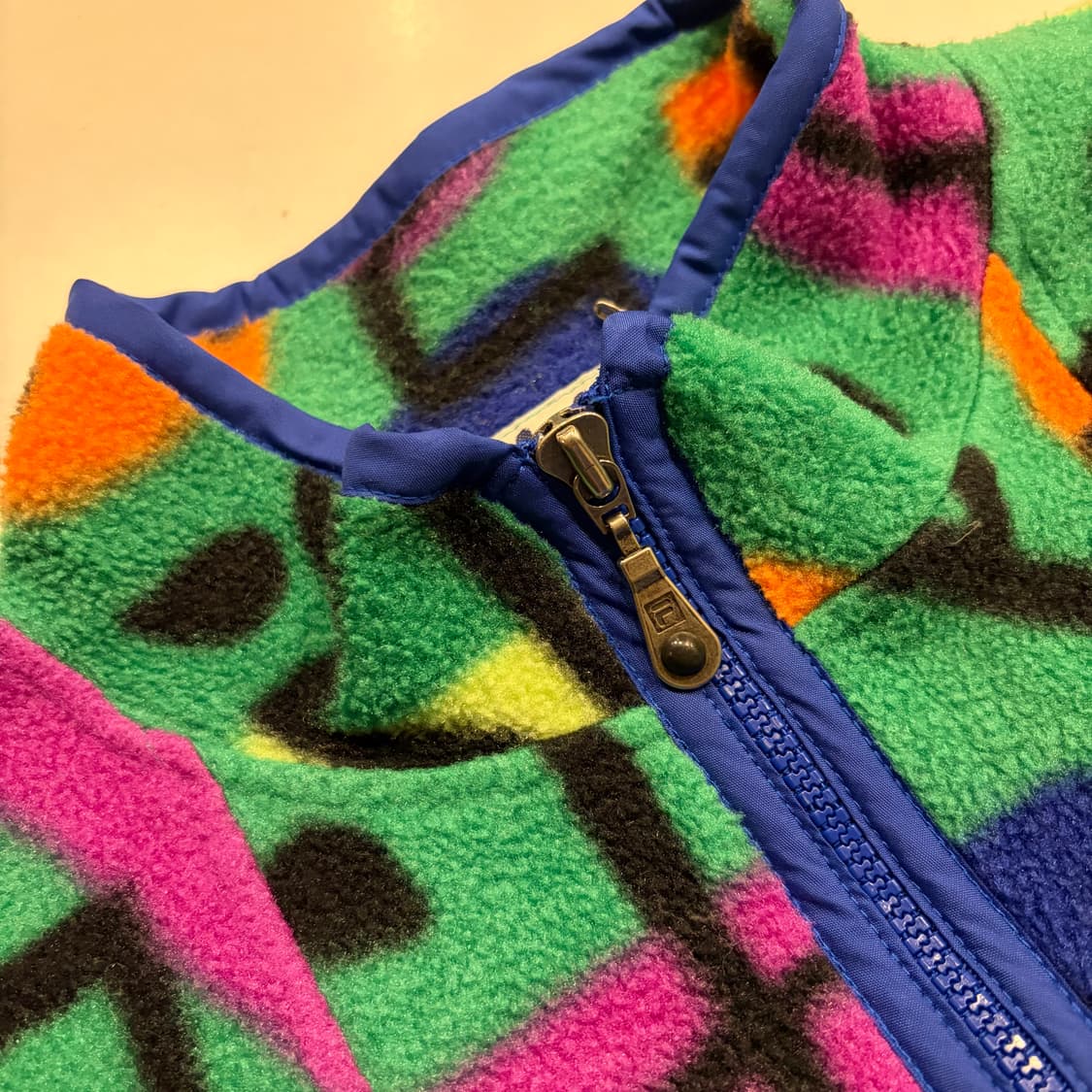 [XL] 90s 휠라 오리지널 빈티지 패턴 플리스 후리스 B718 상품이미지5