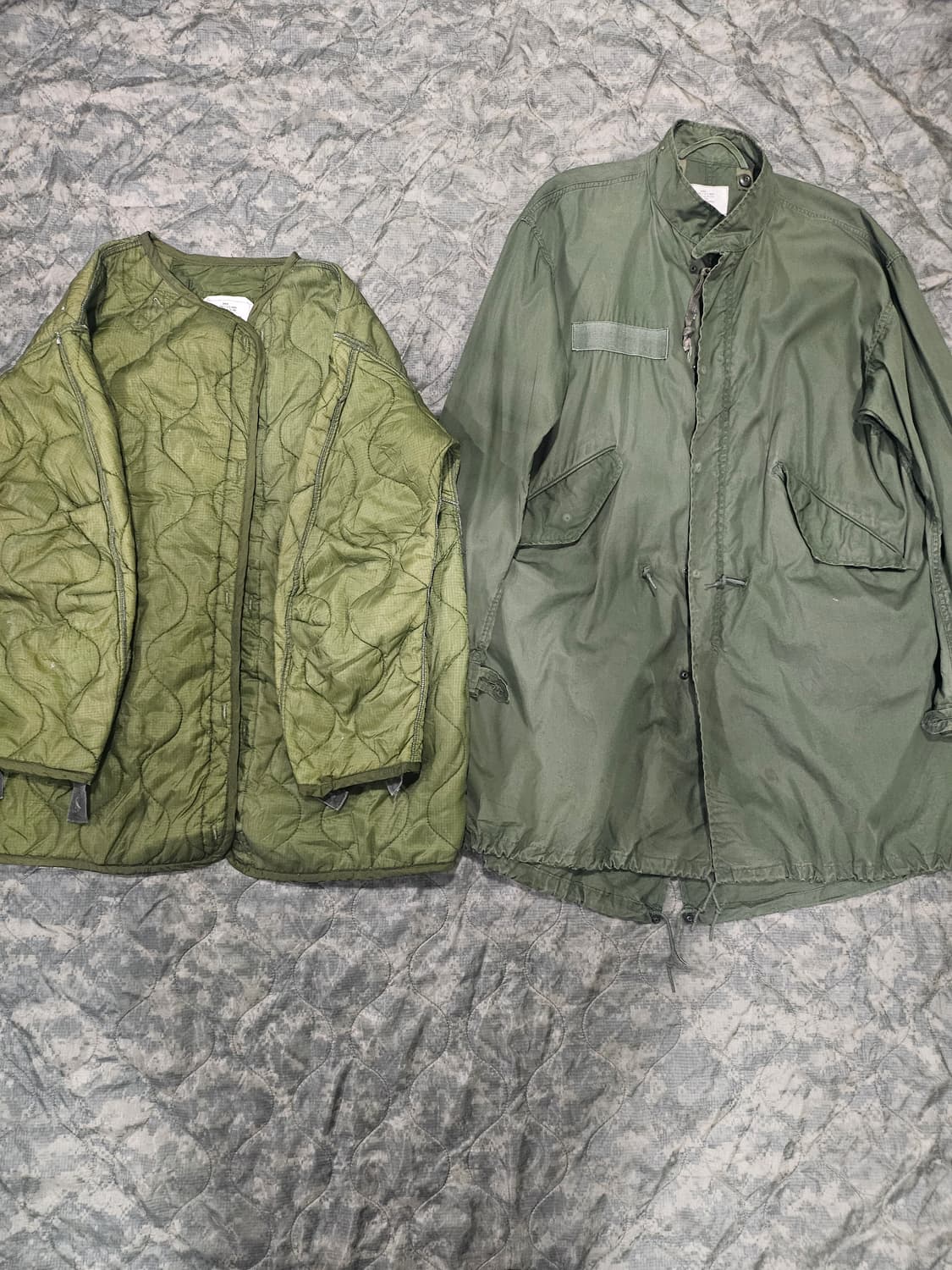 80s 미군오리지날 피쉬테일 개파카 M 상품이미지2