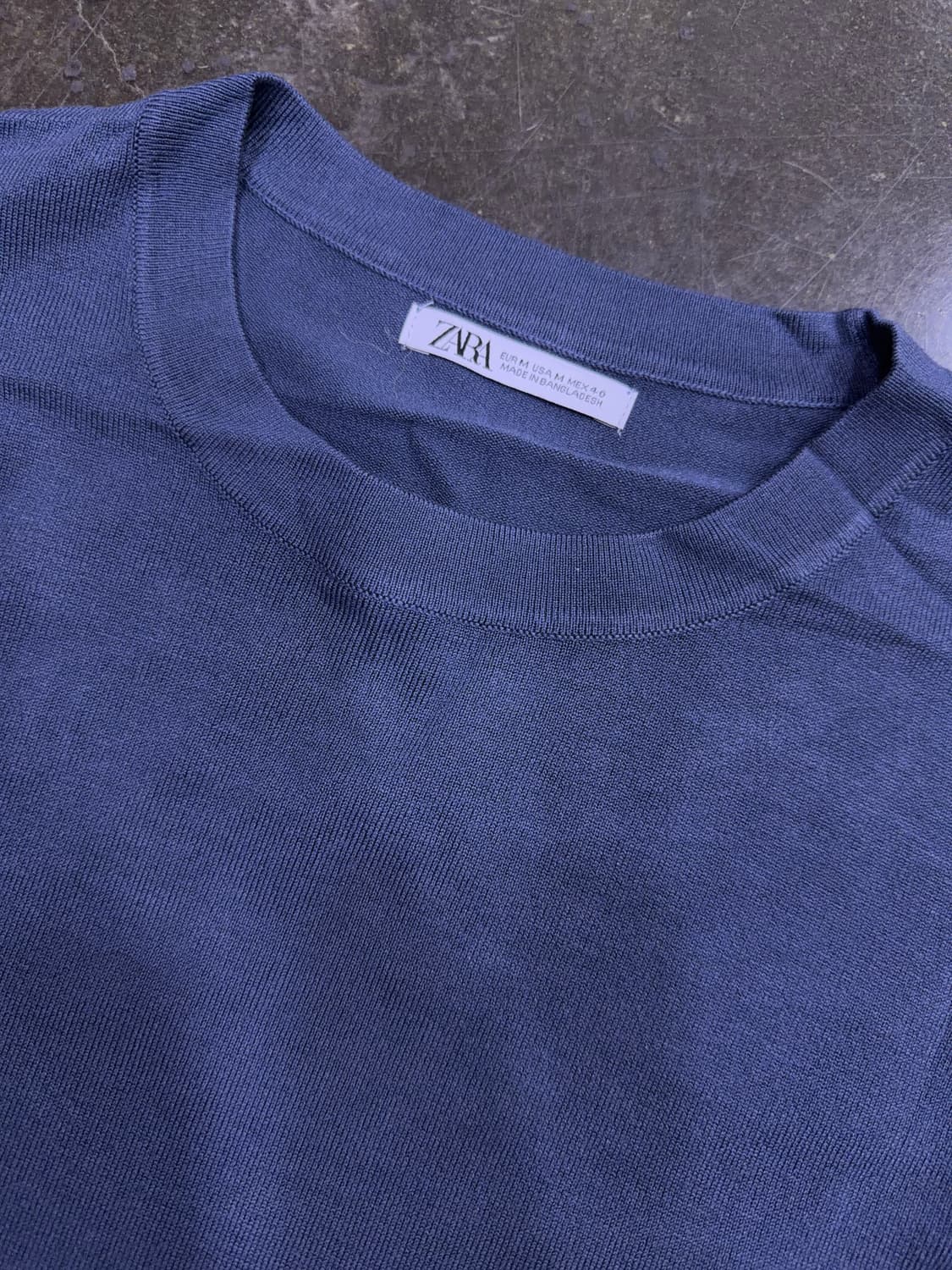 자라 비스코스 혼방 니트 스웨터 M 상품이미지4