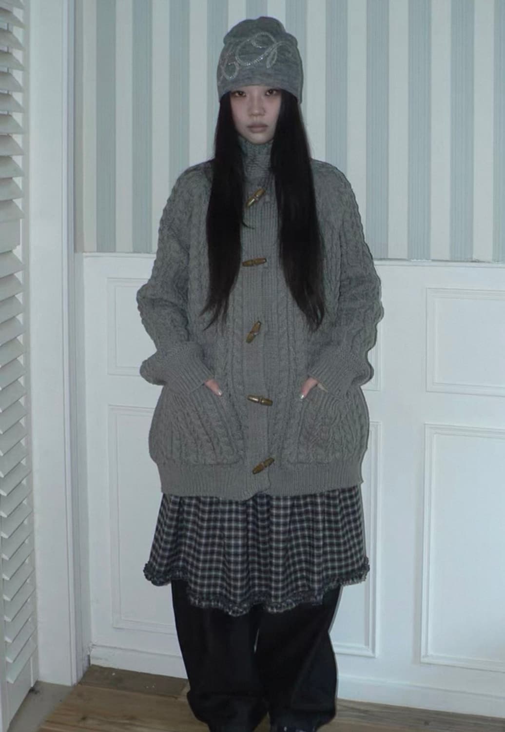 (새상품) morron Ang project 니트가디건 상품이미지3