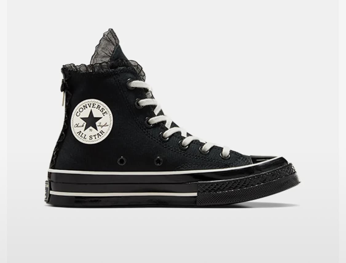 컨버스 척70 러플 & 보우 블랙 245 상품이미지1