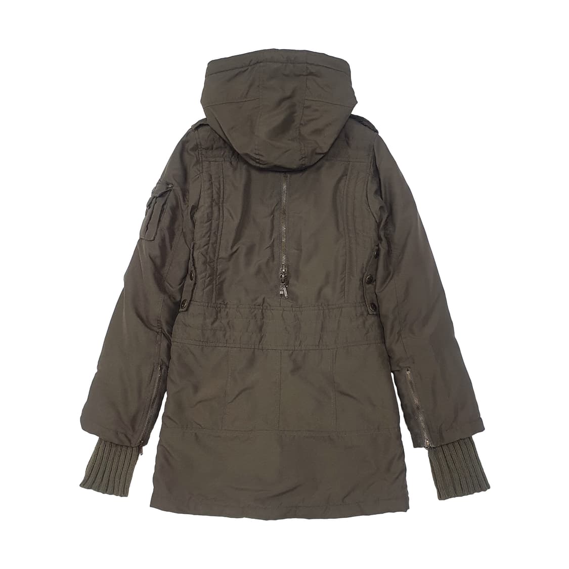 (cecil mcbee) 핸드 워머 야상 패딩 카키 상품이미지3