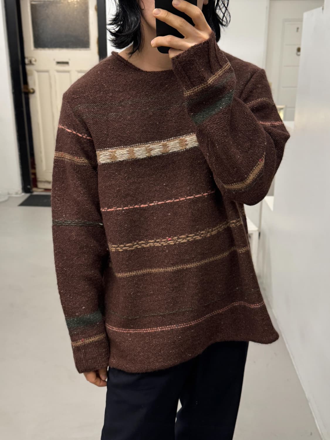 90's 드리스반노튼 스웨터 상품이미지6